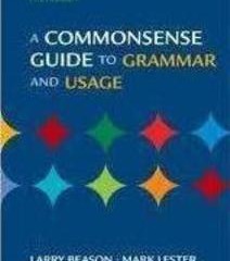 دانلود کتاب A Commonsense Guide to Grammar and Usage – 5th Edition