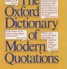 دانلود کتاب The Oxford Dictionary of Modern Quotations